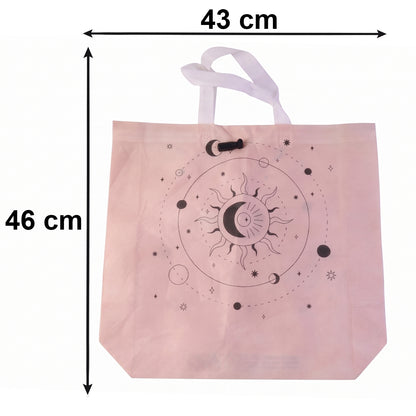 Wukusy multipurpose carry hand bag with lock system, large 46x42 cm bag featuring sturdy handles and secure locking mechanism