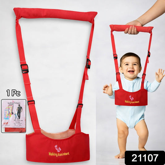 Wukusy adjustable baby walking assistant harness with safety support belt, featuring soft straps and secure fastening for early walking support.
