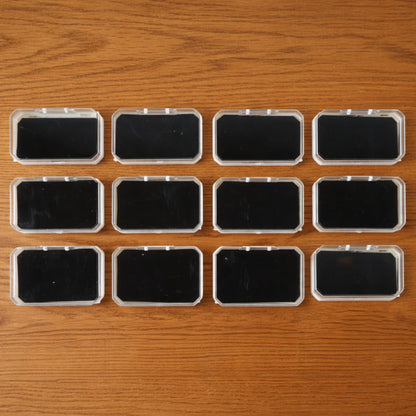Wukusy jewelry storage box set with 12 small compartments for rings, earrings, and small accessories, compact and organized.