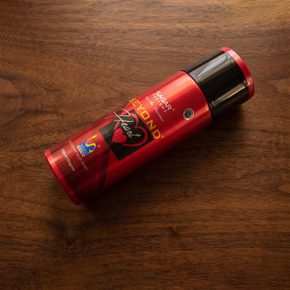 Wukusy Sagar Beyond Heart men's perfume body spray deodorant bottle, 200ml, with sleek packaging and branding visible.