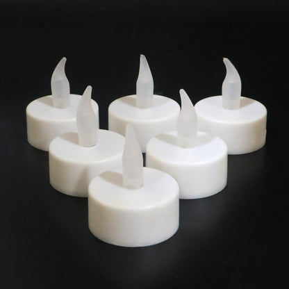 Wukusy premium 6-piece LED flameless candle light set with remote control, ideal for home decor and ambient lighting.