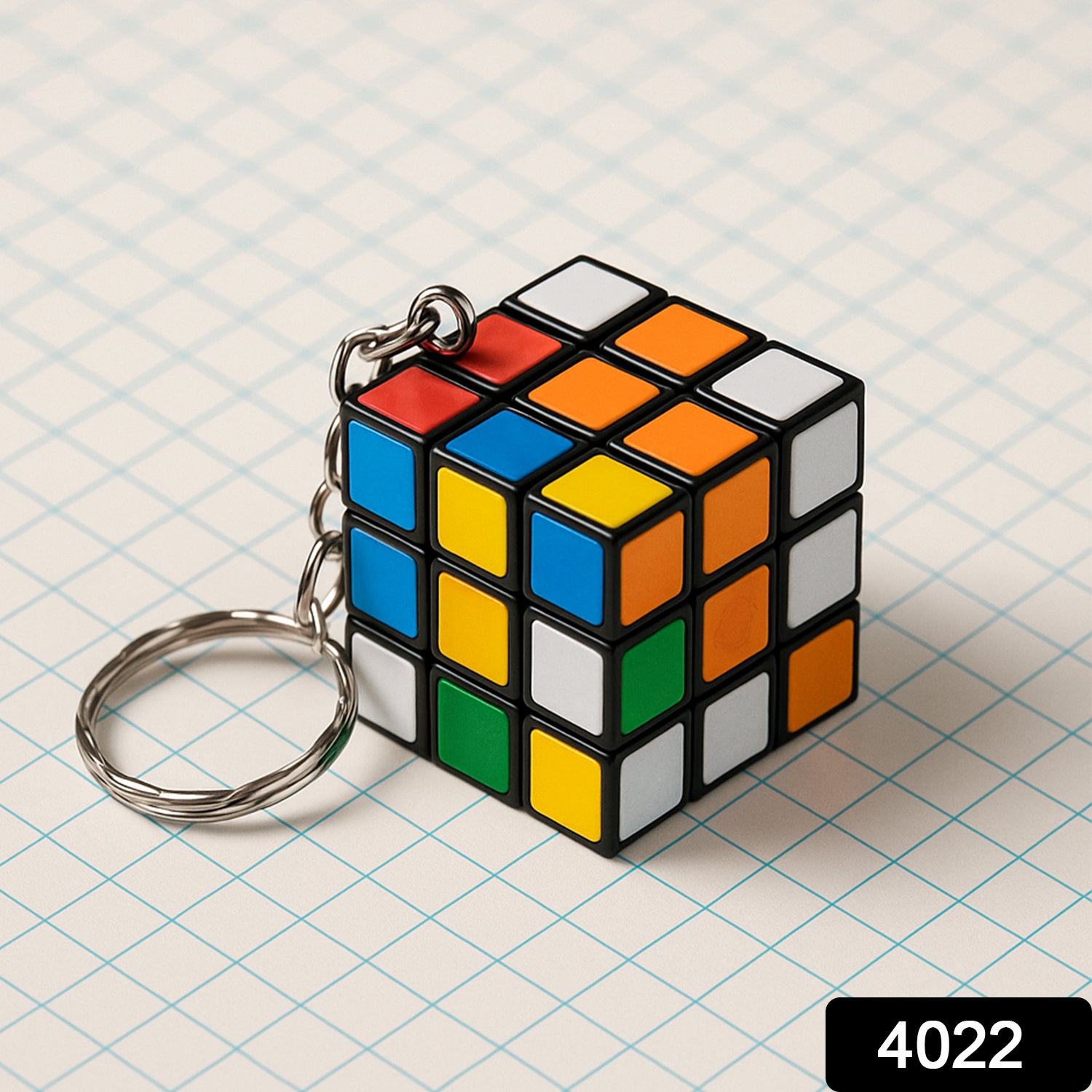 Wukusy 4022 mini cube puzzle toy for boys and girls, colorful magic cube for fun brain-teasing game and birthday gift.