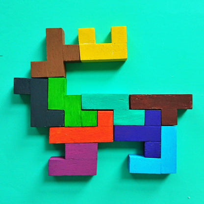 Wukusy 1950 At50 wooden mind game toy for kids and babies, designed for playing and learning fun.