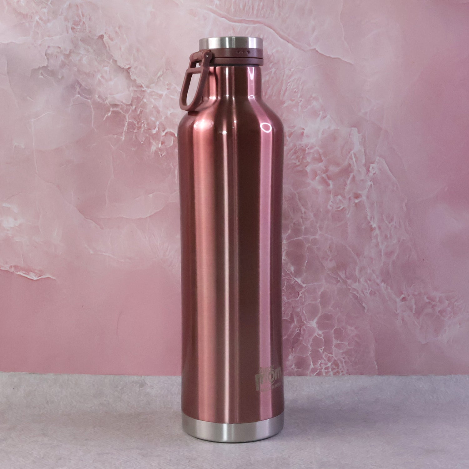 Wukusy Supermom 1000ml stainless steel insulated hydro water bottle with vacuum flask, featuring a sleek, durable design for hydration.
