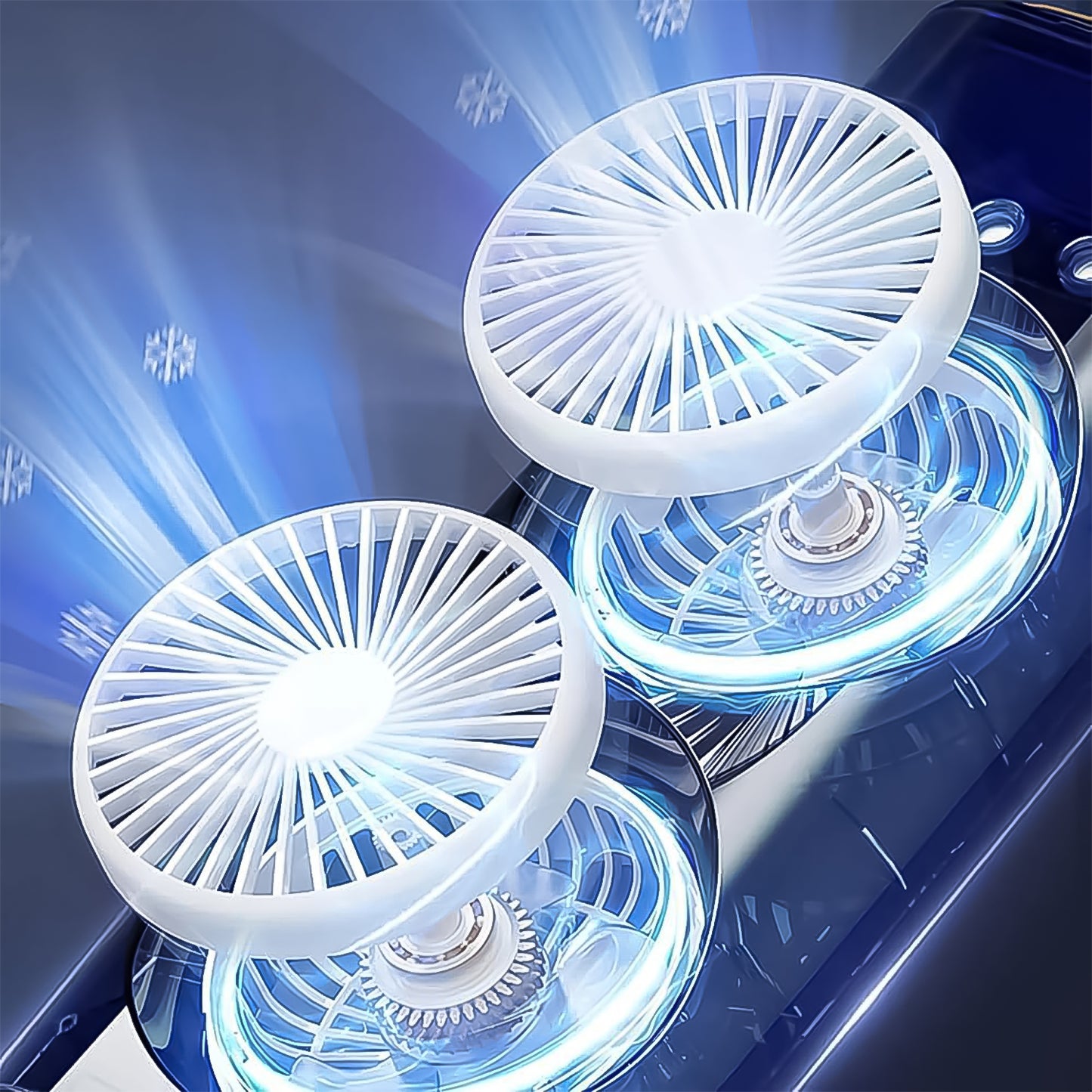 Wukusy portable tower mist spray cooling fan emitting a fine mist, designed for air cooling and personal cooling comfort.