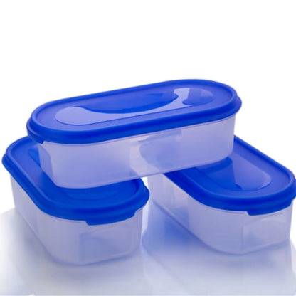 Wukusy 2332 500ml kitchen storage container for multipurpose use, clear plastic with lid, suitable for pantry and countertop storage