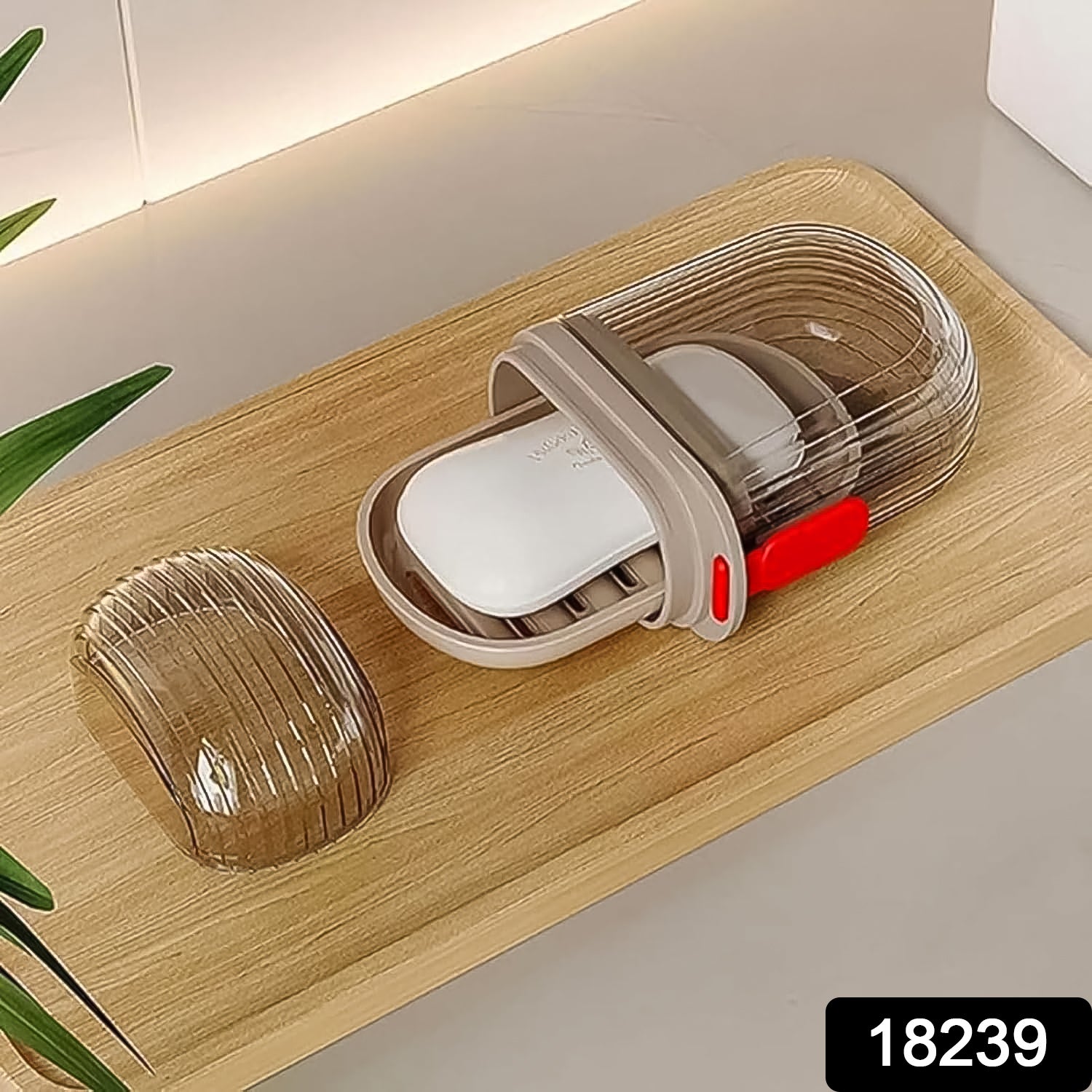 Wukusy soap dish travel soap box for home improvement, compact design for storing soap on the go.