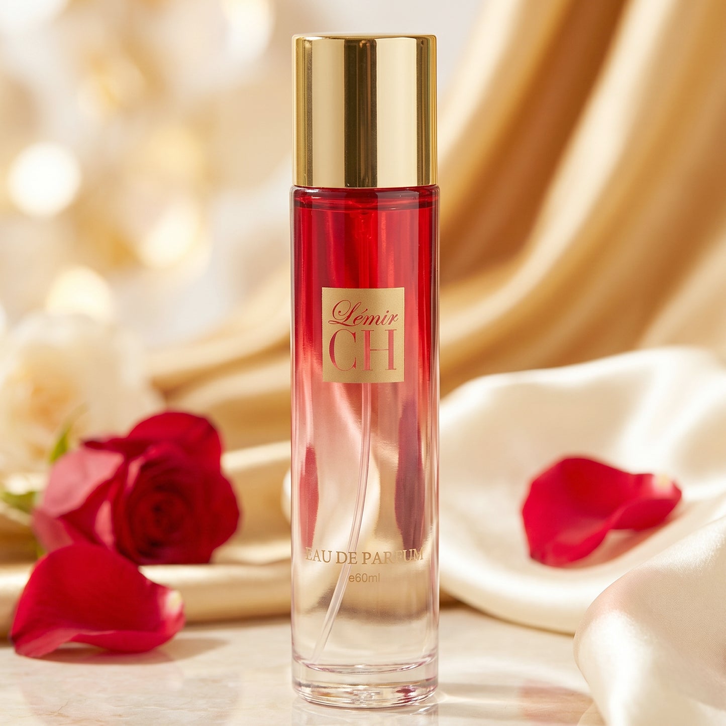 Wukusy Eau De Parfum Spray for Men and Women, 60ml bottle, elegant fragrance with a sleek design.