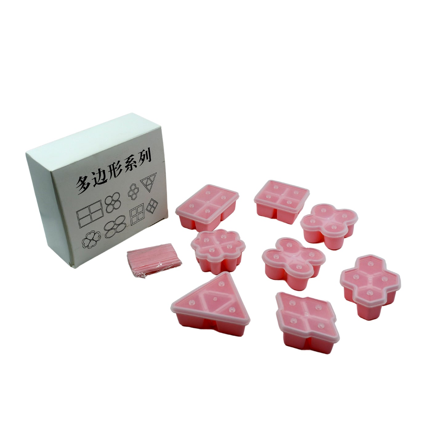Wukusy 5958 multi-shape ice mold set with BPA-free silicone molds for fun ice pops for kids and adults at home.