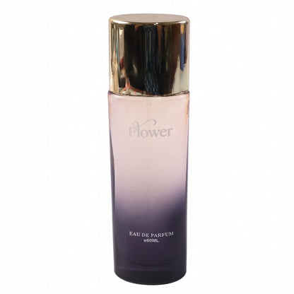 Wukusy Flower Eau De Parfum spray bottle, 60ml, with floral design and elegant packaging.