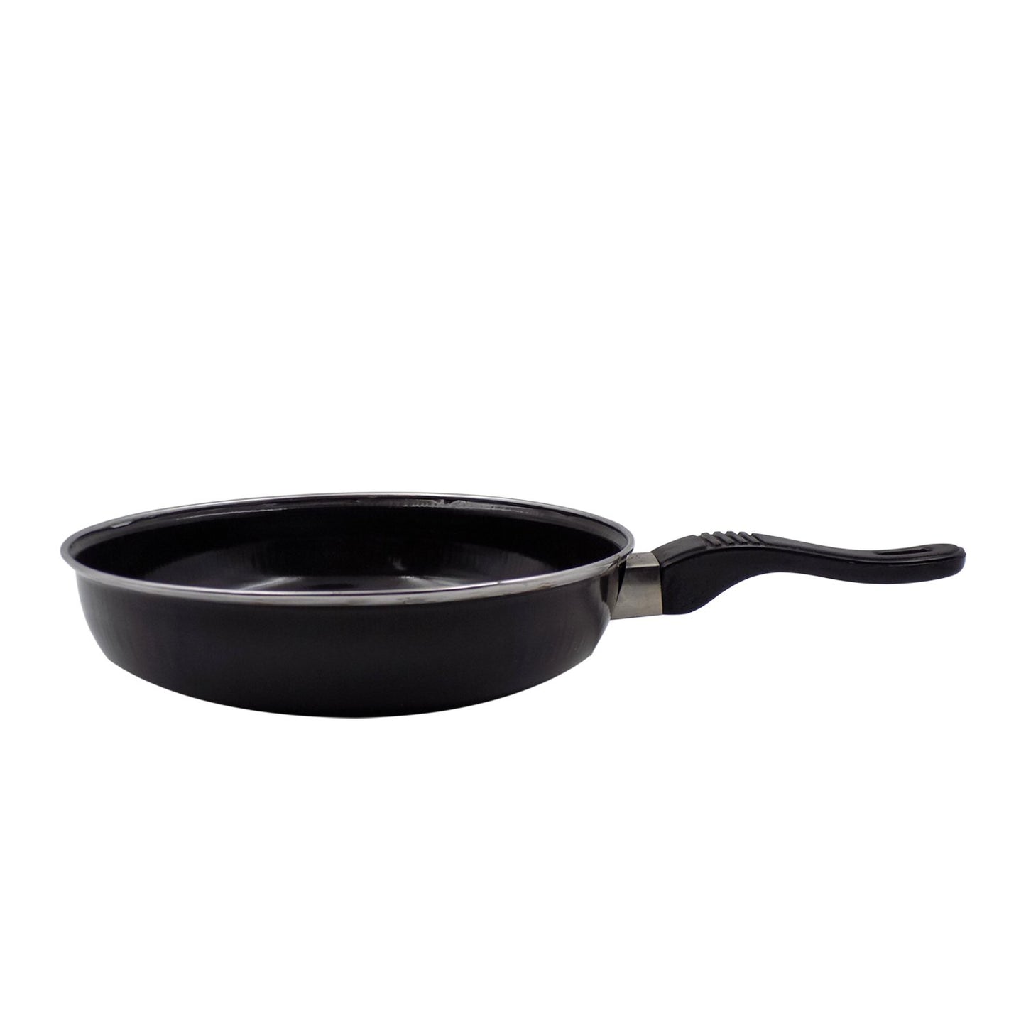 Wukusy 2524 induction base hard anodized tadka fry pan with nonstick surface, ideal for Indian cooking and sautéing.