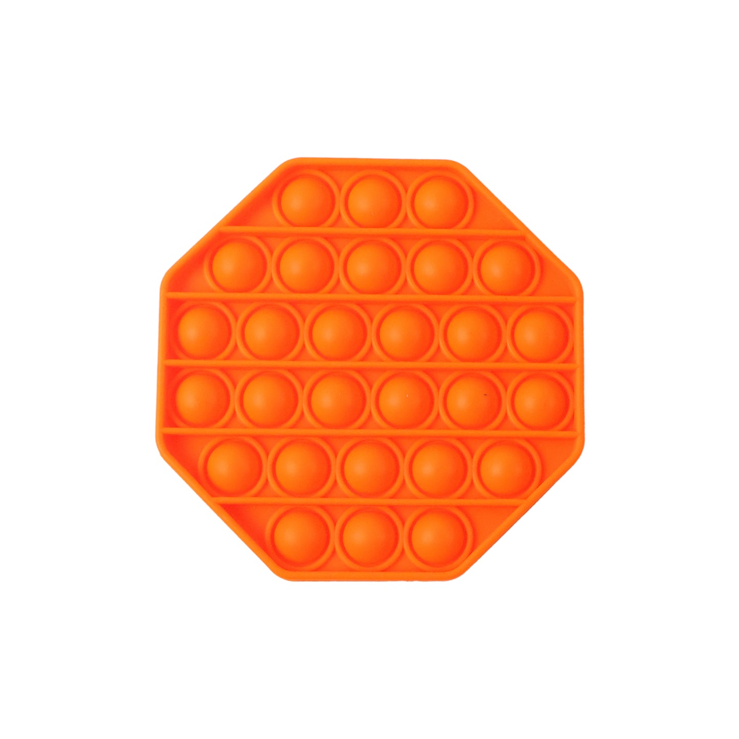Wukusy premium hexagon-shaped silicone Pop It fidget toy with colorful bubbles for stress relief and sensory fun.