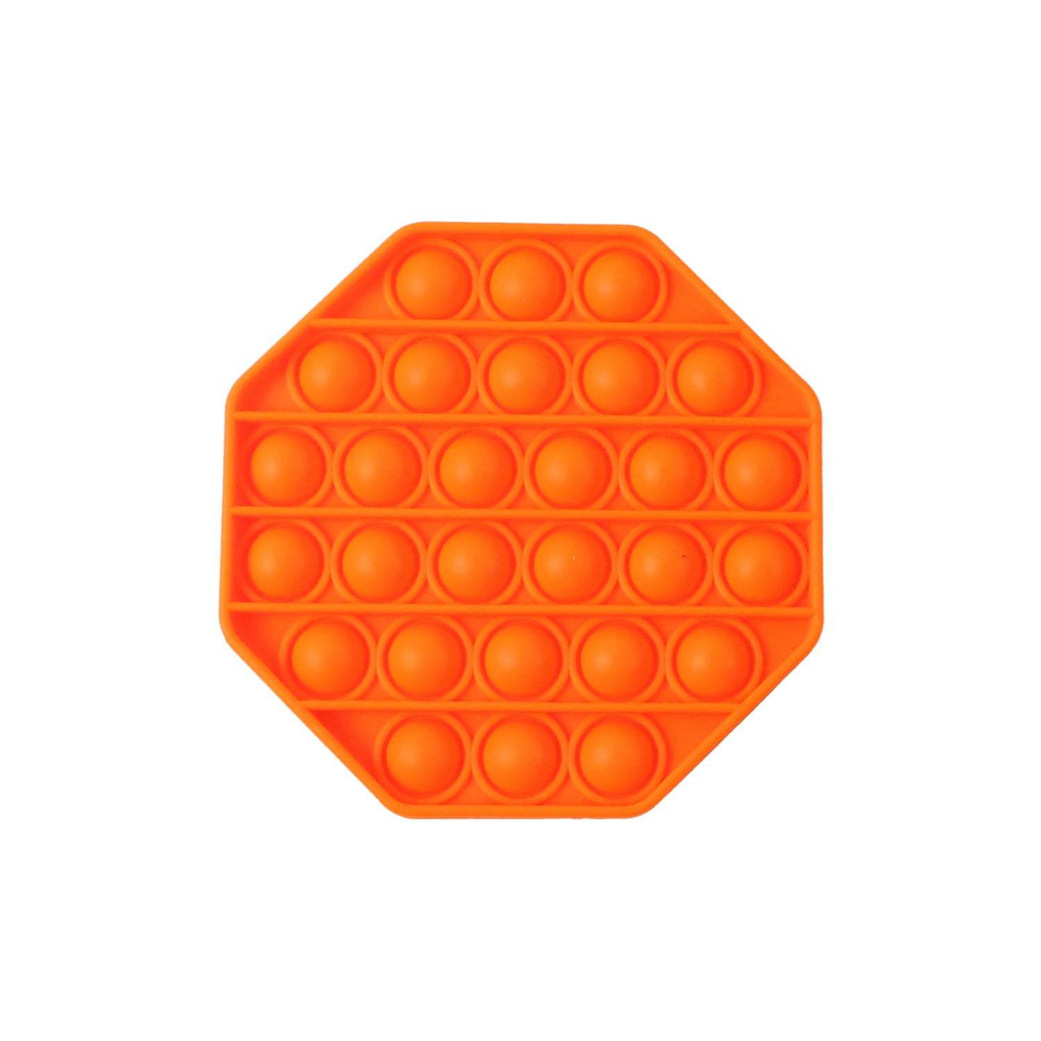 Wukusy premium hexagon-shaped silicone Pop It fidget toy with colorful bubbles for stress relief and sensory fun.