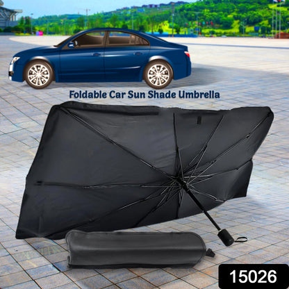 Wukusy windshield umbrella sun shade cover for cars, lightweight fashion car accessory protecting against sun and heat.