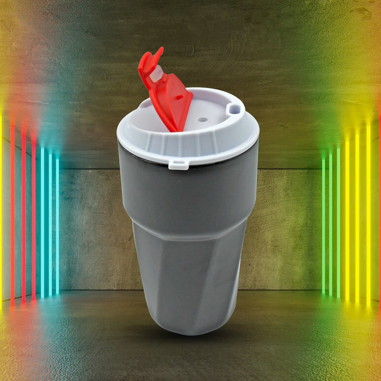Wukusy stainless steel vacuum insulated travel mug with lid for coffee or tea, ideal for outdoor, travel, or home use.