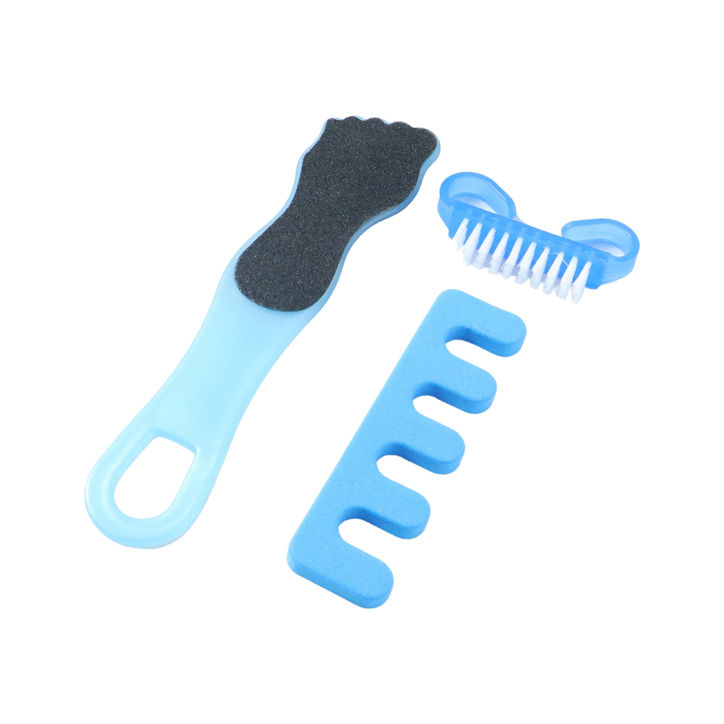 Wukusy 11-in-1 manicure and pedicure grooming kit with various nail care tools on a white background
