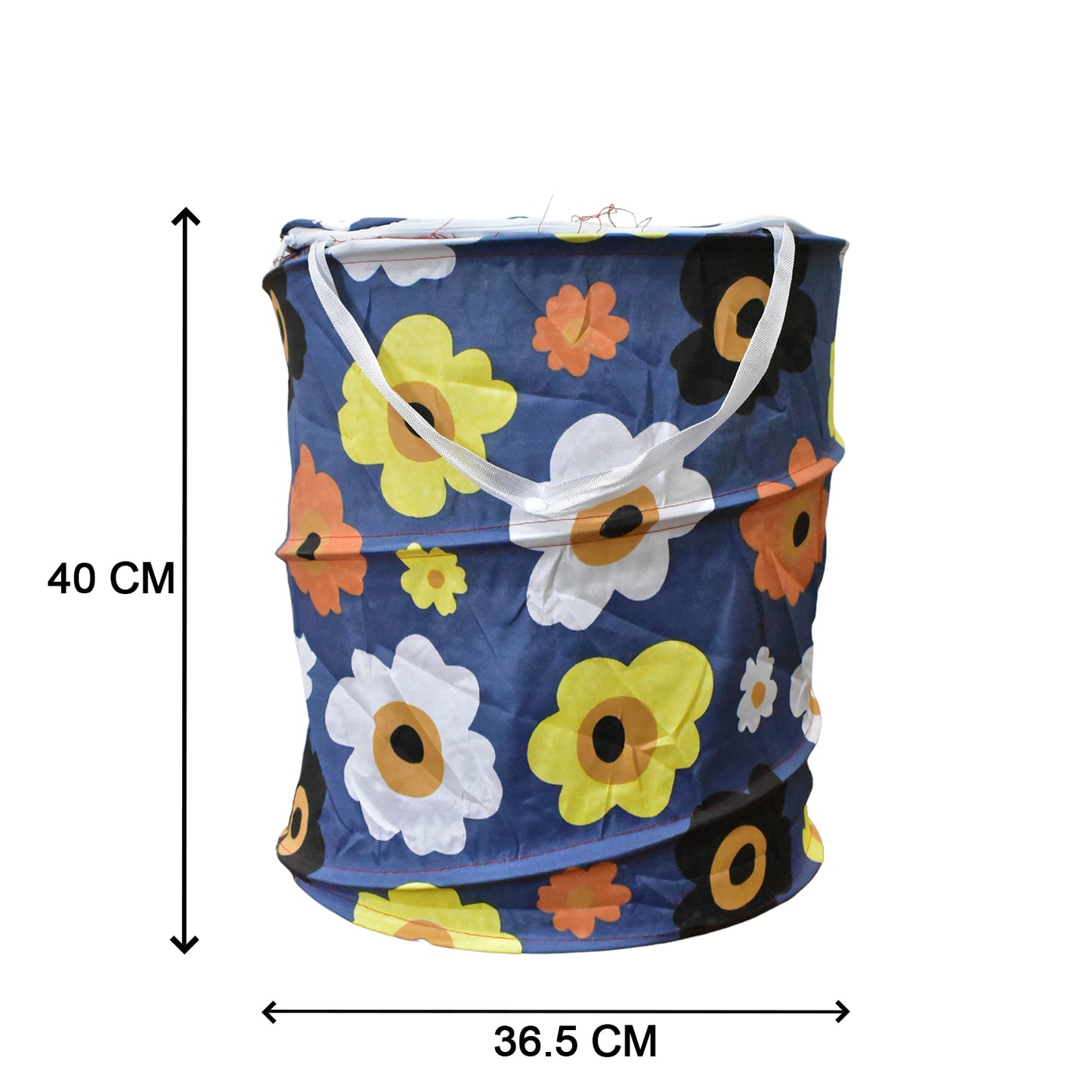 Wukusy 6186 canvas laundry bag with toy storage, durable home organization with spacious interior and easy handle for laundry or toys.
