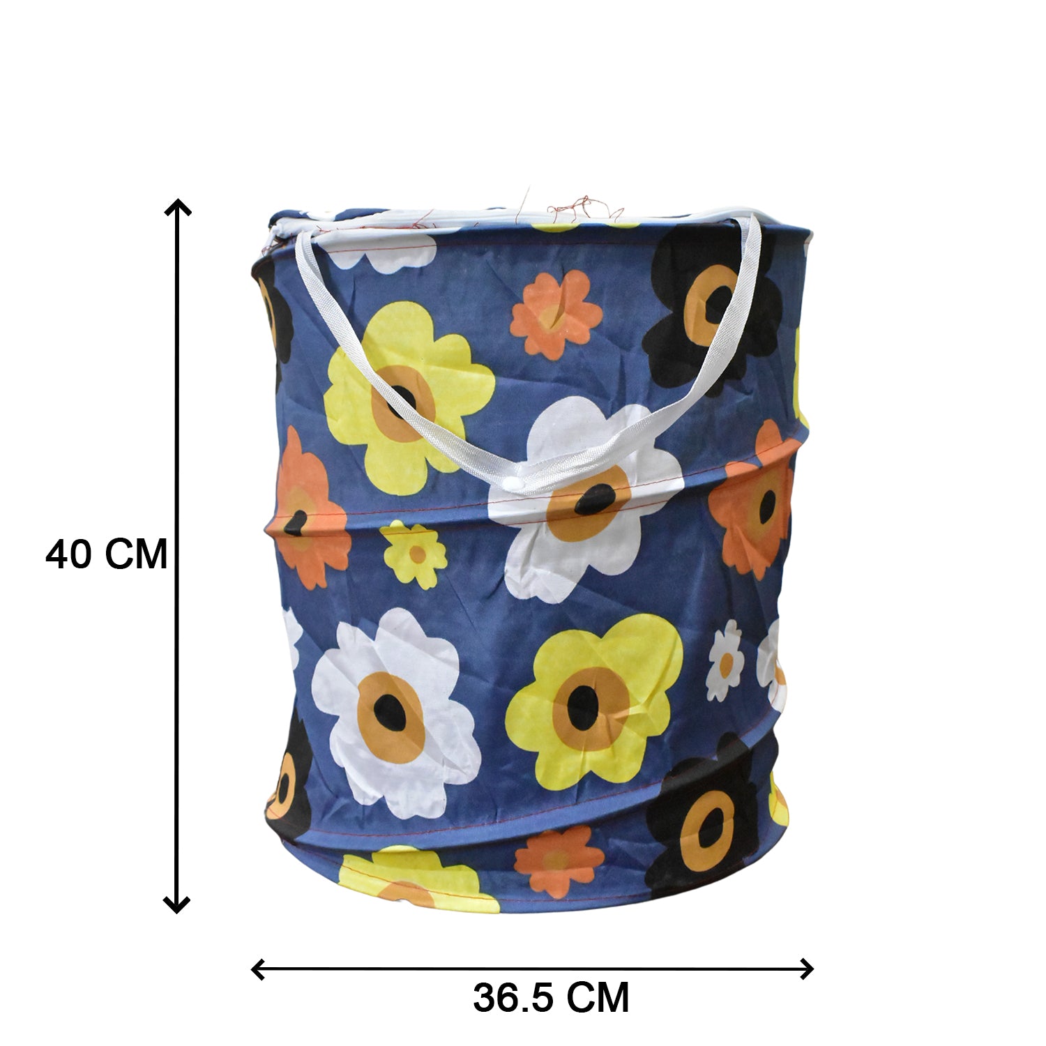 Wukusy 6186 canvas laundry bag with toy storage, durable home organization with spacious interior and easy handle for laundry or toys.