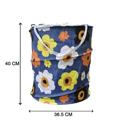 Wukusy 6186 canvas laundry bag with toy storage, durable home organization with spacious interior and easy handle for laundry or toys.