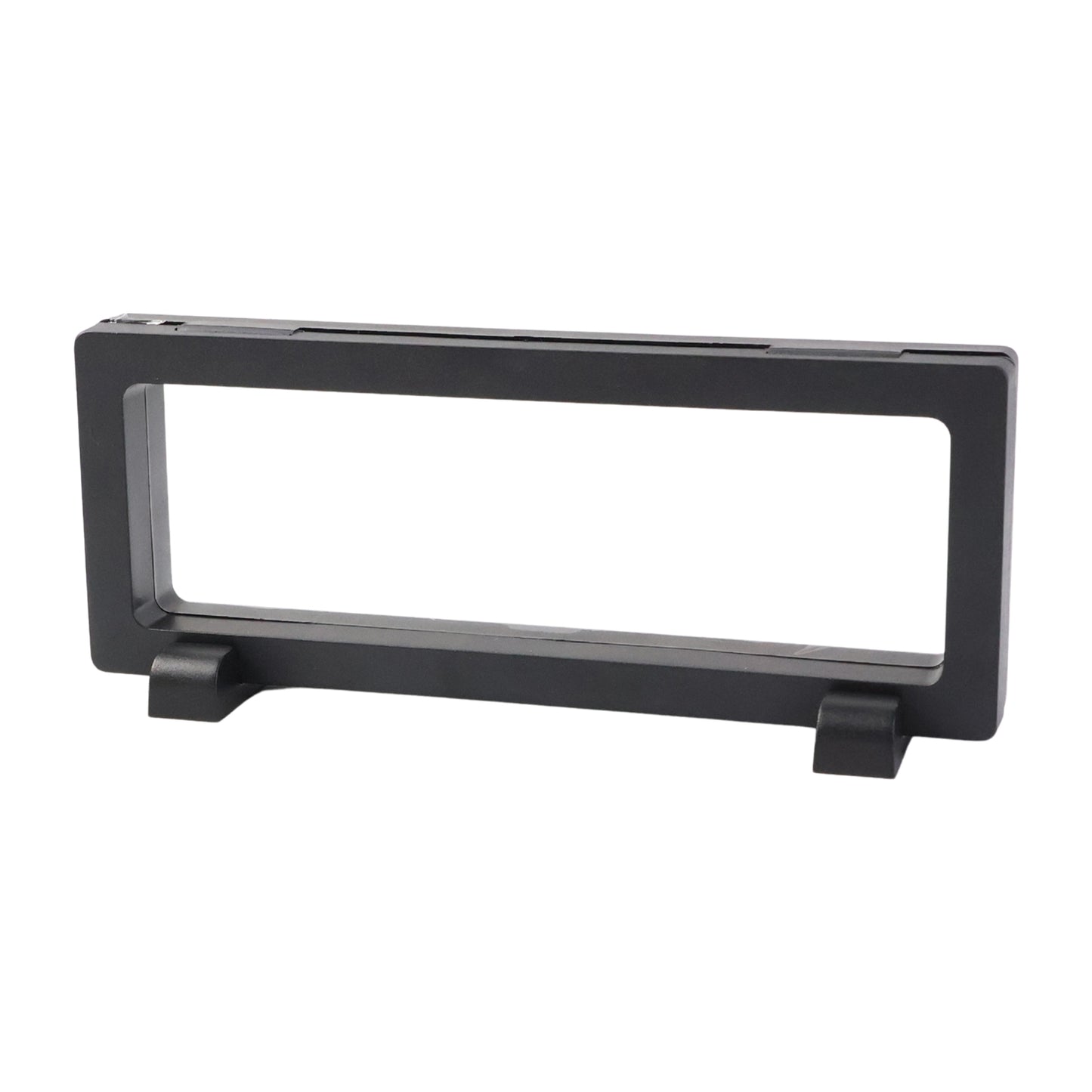 Transparent jewellery display box measuring 23x9 cm, ideal for organizing and showcasing jewelry pieces.