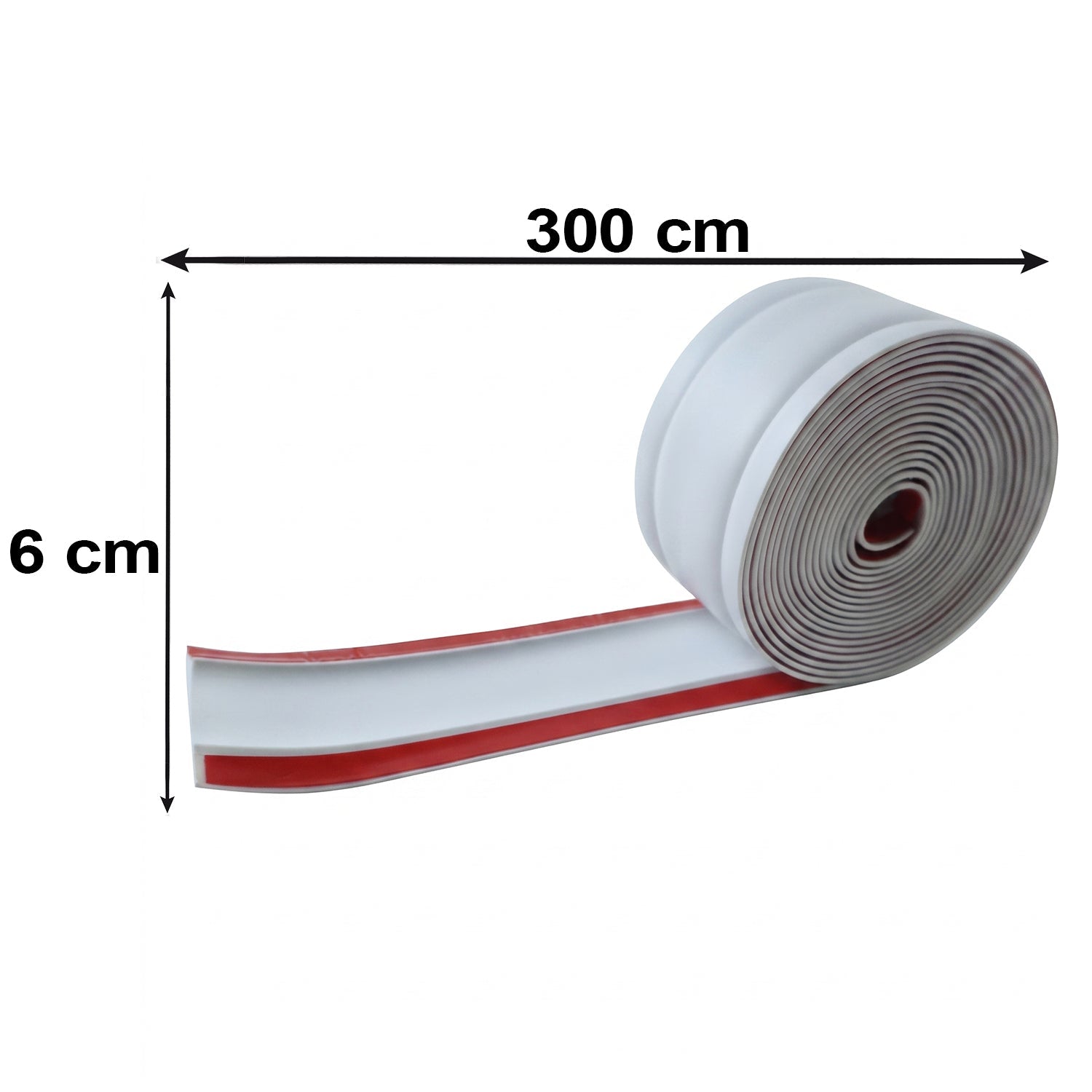 Wukusy adhesive cable protector cord cover, 3-meter floor and wall wire hider, black plastic with cable concealed inside.