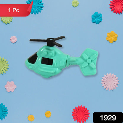 Wukusy 1929 Small DIY Helicopter Toy for kids with rotating tail wing, made of colorful plastic, suitable for young children.