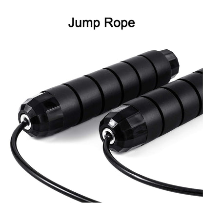 Wukusy high-speed skipping rope with foam padded handles, designed for fast cardio workouts and efficient skipping exercises.
