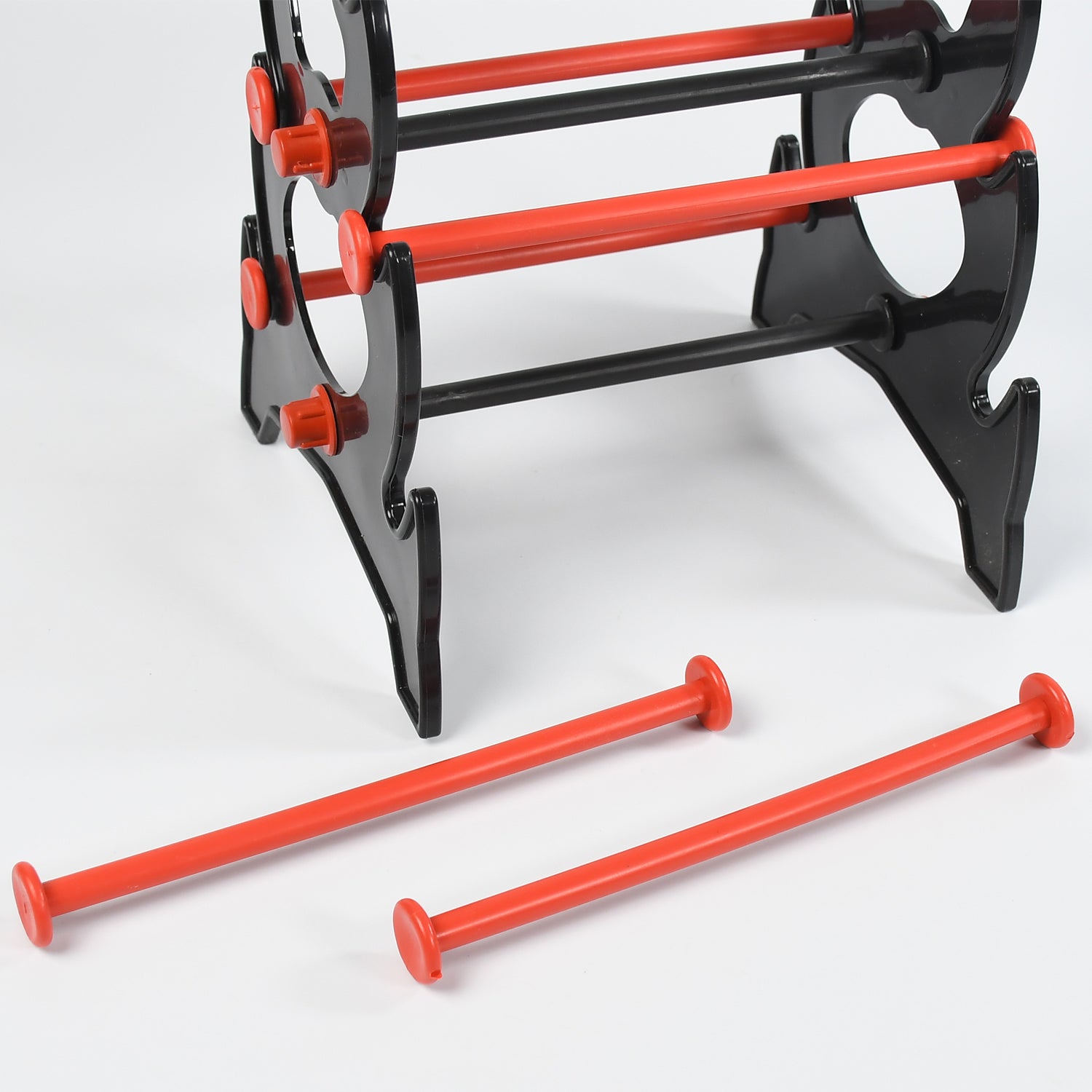 Wukusy 6261 bangle stand with three-tier storage organizer for displaying and organizing bangles at home