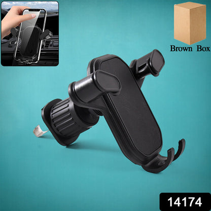 Wukusy plastic car mobile holder attached to car dashboard for secure smartphone mounting in a vehicle.