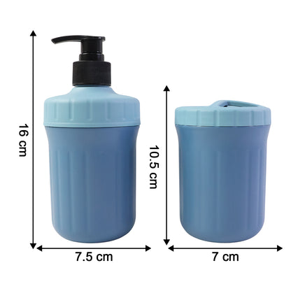 Wukusy multipurpose soap dispenser with utility holder, shown with pump and storage compartments for kitchen or bathroom use.
