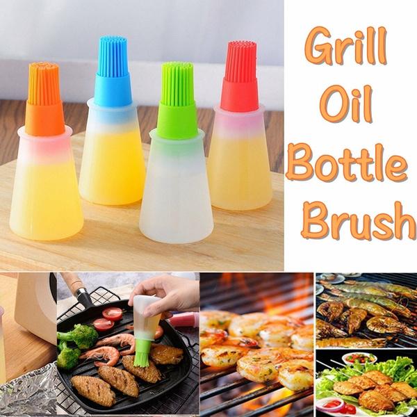 Wukusy silicone basting brush set with multiple pastry brushes for kitchen cooking and baking tasks