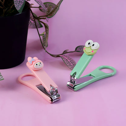 Cute cartoon nail clipper for kids by Wukusy, featuring a playful design and bright colors, ideal for gentle nail trimming.