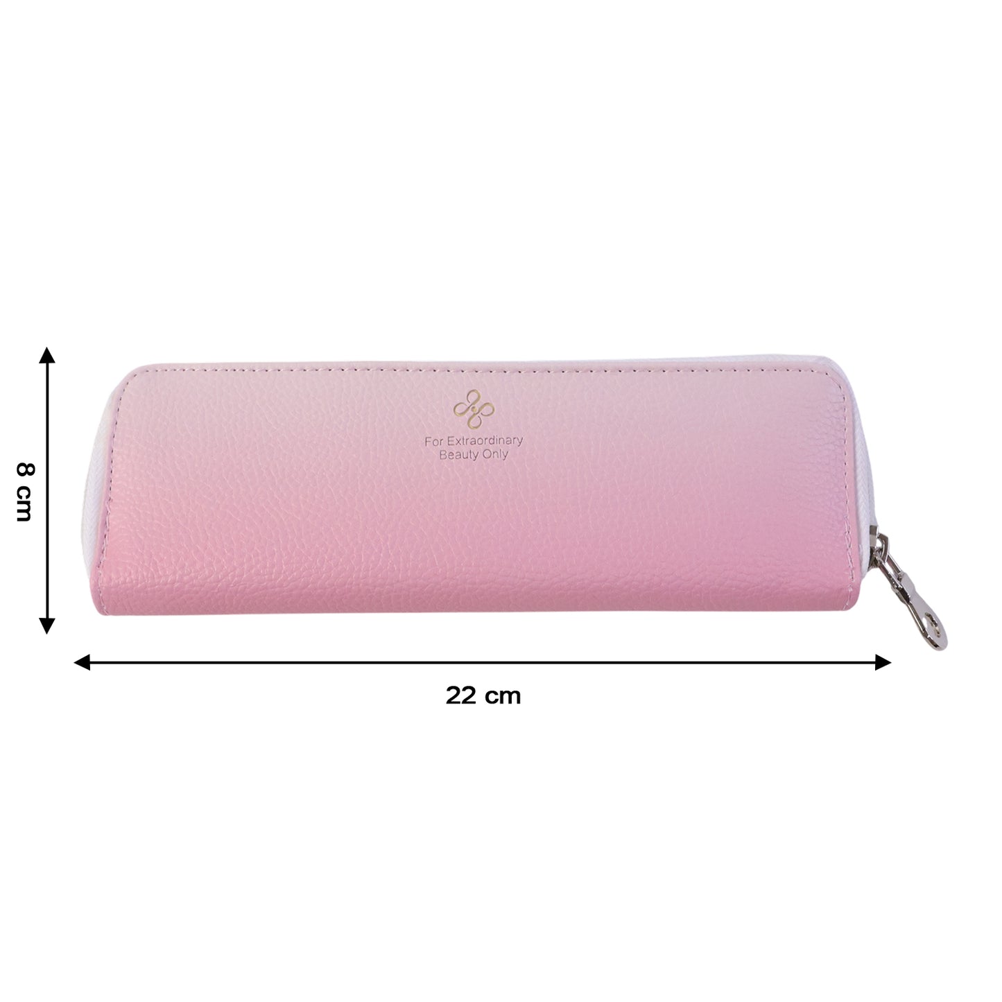 Wukusy premium makeup brush storage pouch with zip closure, compact and stylish for organizing makeup brushes.