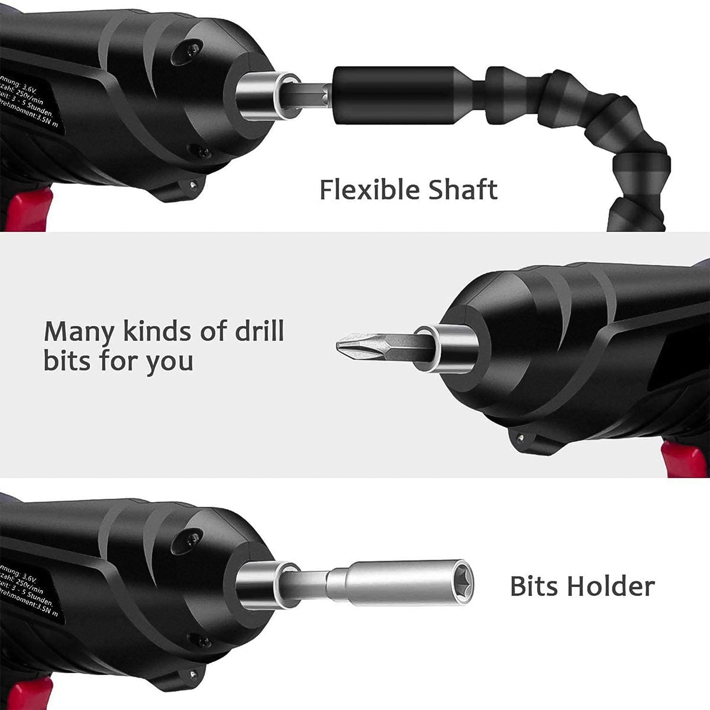 Wukusy small screwdriver set with LED light and 48 bits, ideal for home improvement and detailed repair tasks.