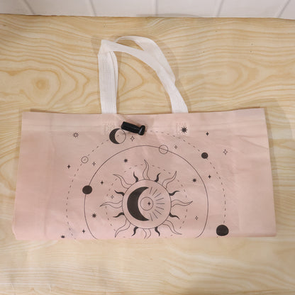 Wukusy multipurpose carry hand bag with lock system, 46x42 cm, featuring sturdy handles and secure locking mechanism.