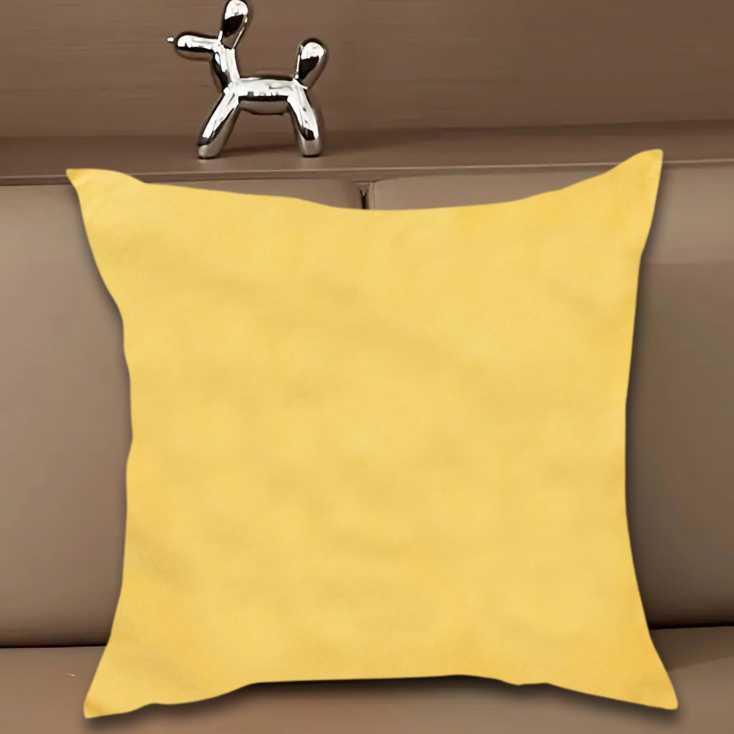 Wukusy soft decorative pillow covers for sofa and bed, 50x50 cm, featuring a stylish farmhouse design for living room decor.