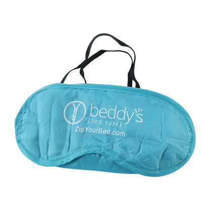 Wukusy soft sleep eye mask with padded fabric, elastic strap, designed for light blocking and comfortable night rest.