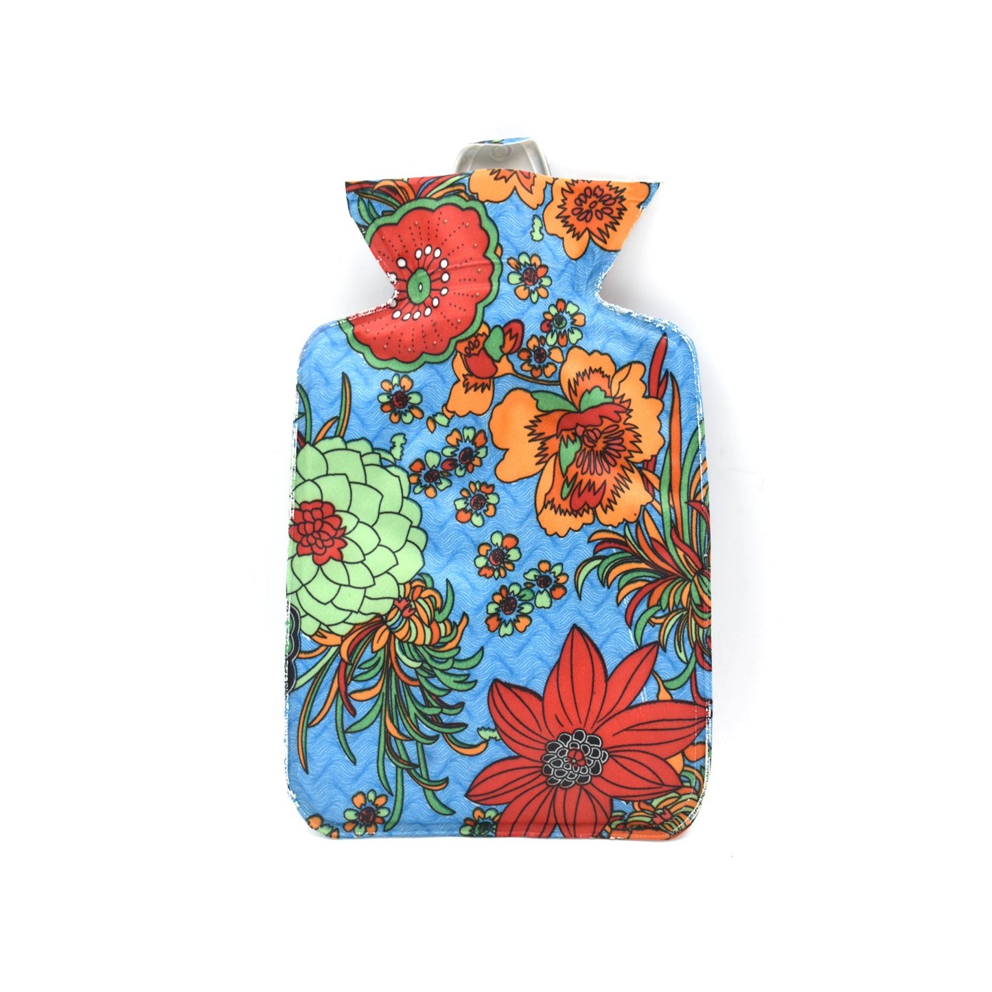 Wukusy 7254 personal care rubber hot water heating pad for pain relief, shown on a white surface with a flexible design