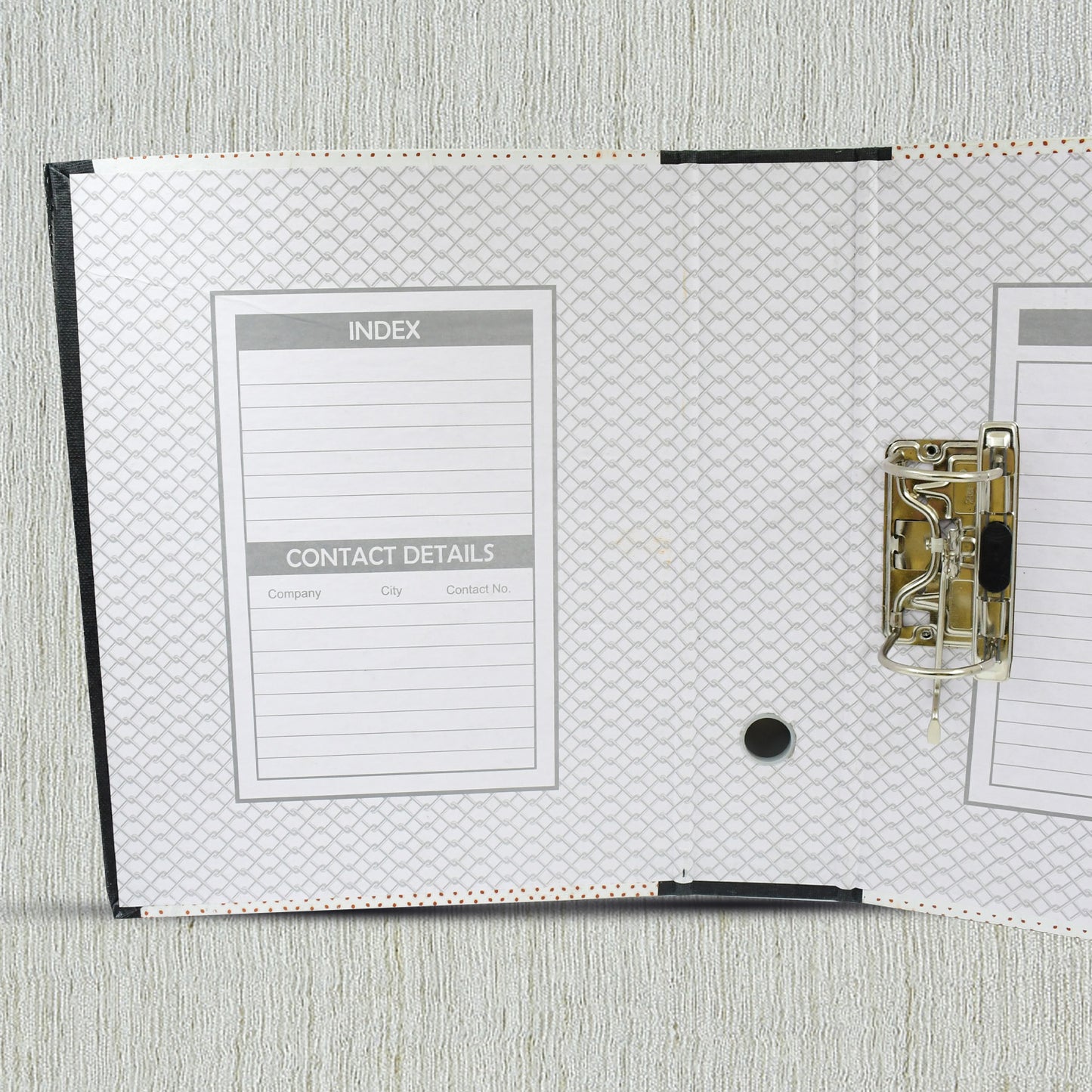 Wukusy office button clip box file paper holder organizer for documents, ideal for school, office, or home use