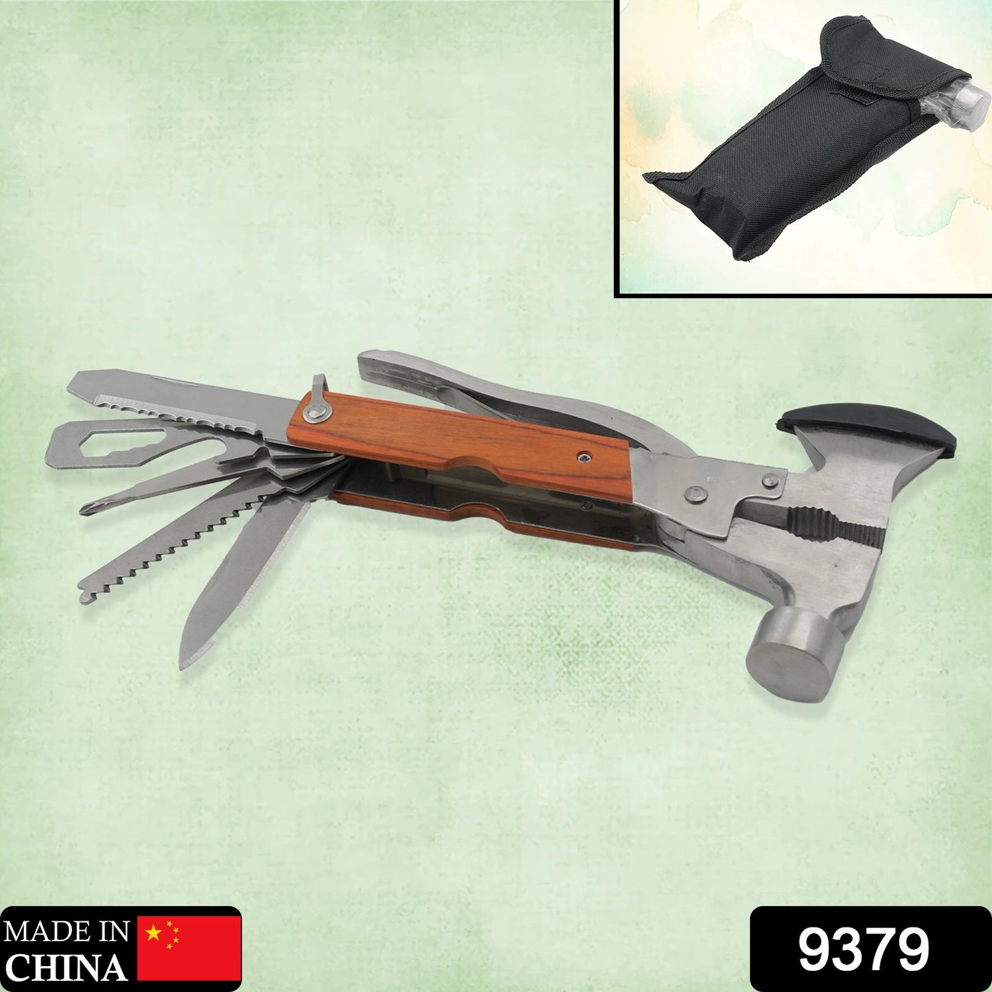 Wukusy multitool hammer with screwdriver and opener, ideal for outdoor camping and Father's Day gifts for dad.