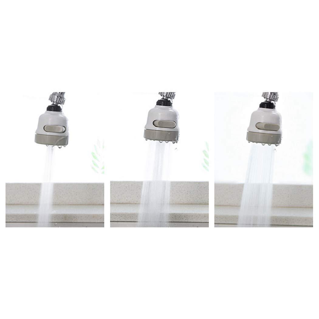 Wukusy rotatable splash-proof water-saving faucet nozzle with three spray modes and filter for efficient water flow.