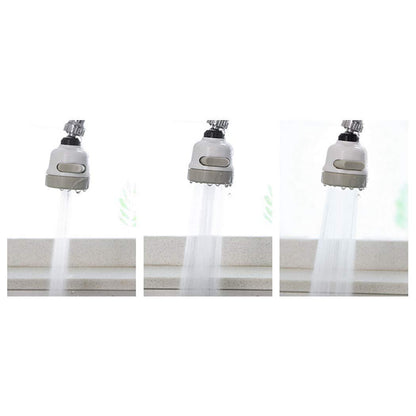 Wukusy rotatable splash-proof water-saving faucet nozzle with three spray modes and filter for efficient water flow.