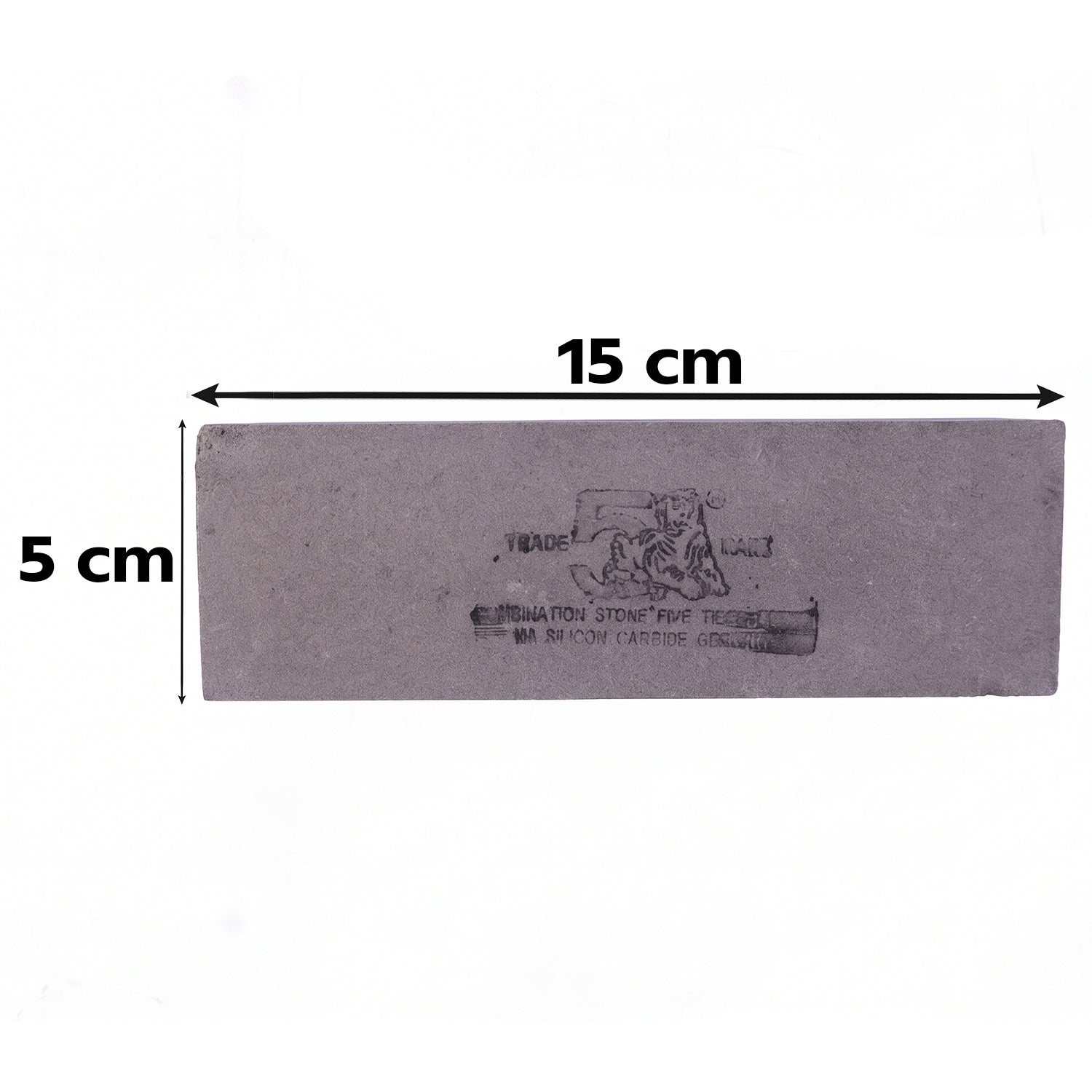 Wukusy silicon carbide combination knife sharpening stone, B Grade whetstone for precision edge honing, shown in a close-up view.
