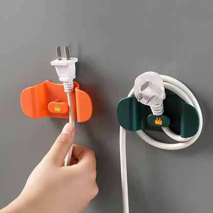 Wall mounted plug holder hook by Wukusy, a convenient home improvement accessory for organizing plugs and cords.