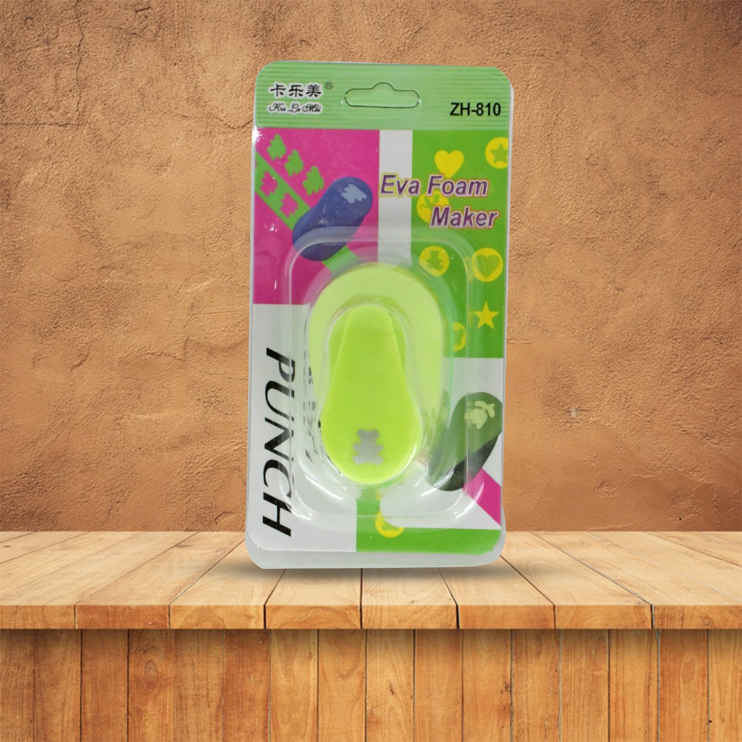 Wukusy children's and adults' craft hole puncher with decorative design, perfect for scrapbooking and paper crafting projects.