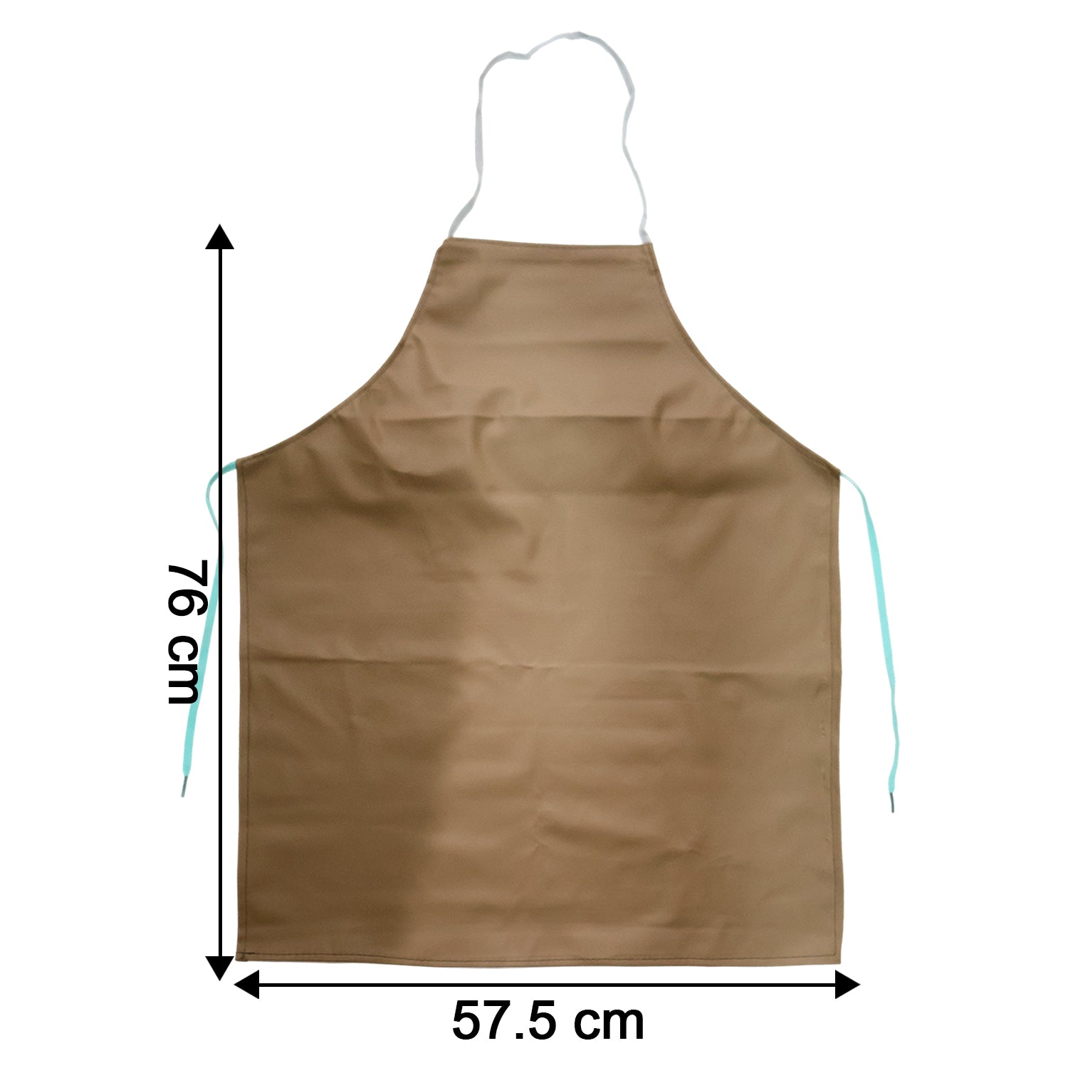 Wukusy premium full-cover chef apron in dark fabric with adjustable neck strap and front pocket, designed for cooking and baking.