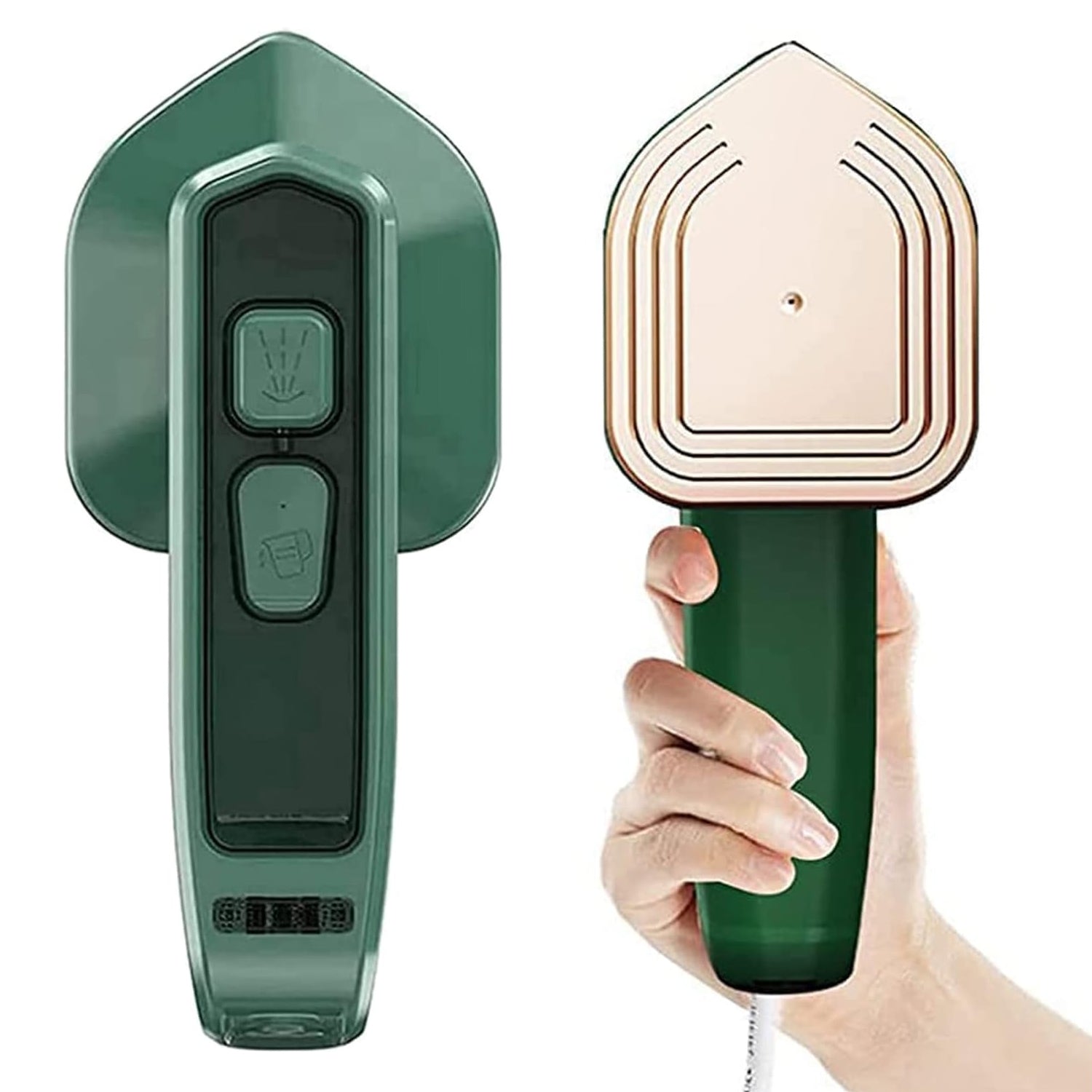 Wukusy 0312 Mini Steam Iron handheld garment steamer for clothes, compact travel iron with fast heat and powerful steam.