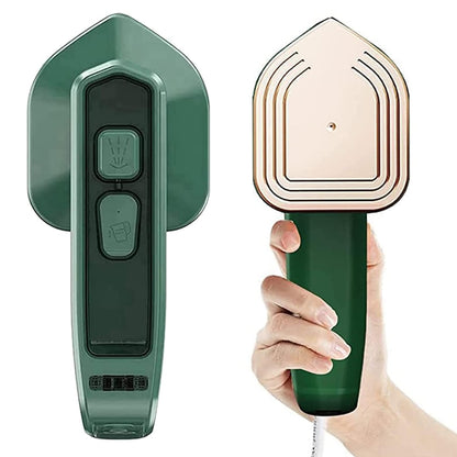 Wukusy 0312 Mini Steam Iron handheld garment steamer for clothes, compact travel iron with fast heat and powerful steam.