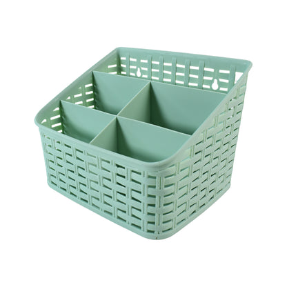 Wukusy Apex Premium multipurpose office divider holder with five-section compartments for organizing desk supplies.