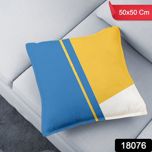 Soft 50x50 cm Wukusy pillow covers for couches, featuring a smooth fabric design perfect for home decor and comfort.